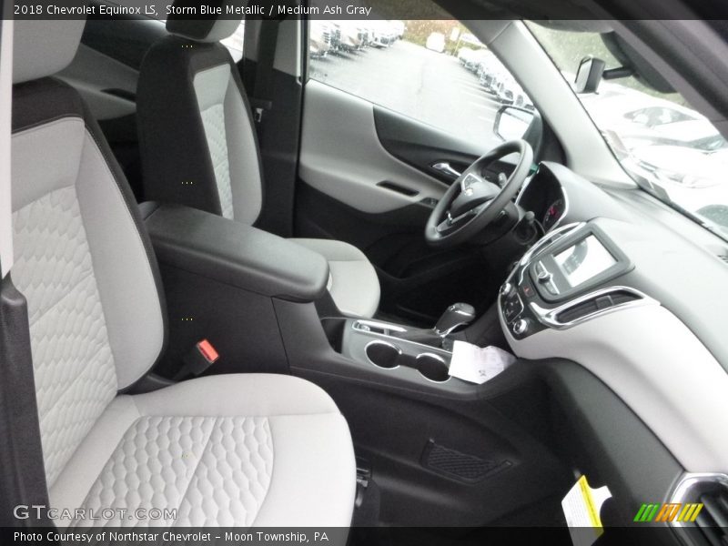 Storm Blue Metallic / Medium Ash Gray 2018 Chevrolet Equinox LS