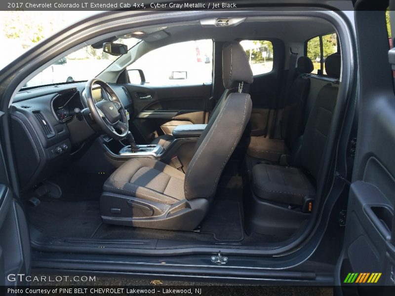 Cyber Gray Metallic / Jet Black 2017 Chevrolet Colorado LT Extended Cab 4x4