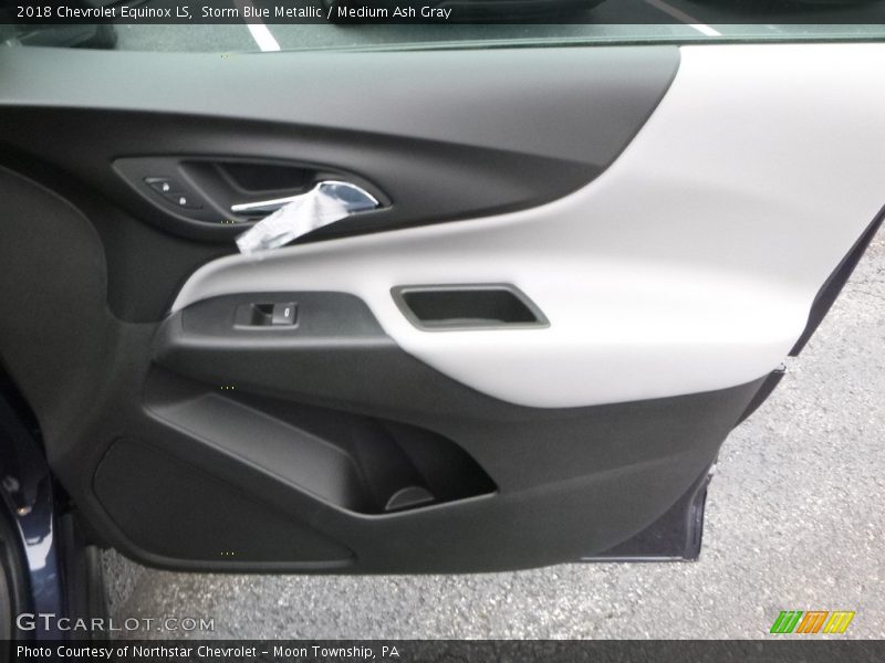 Storm Blue Metallic / Medium Ash Gray 2018 Chevrolet Equinox LS