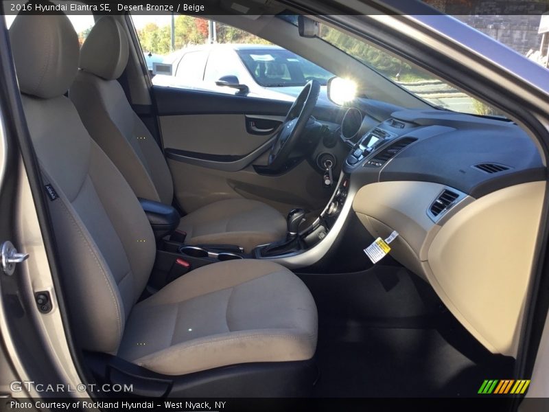 Desert Bronze / Beige 2016 Hyundai Elantra SE