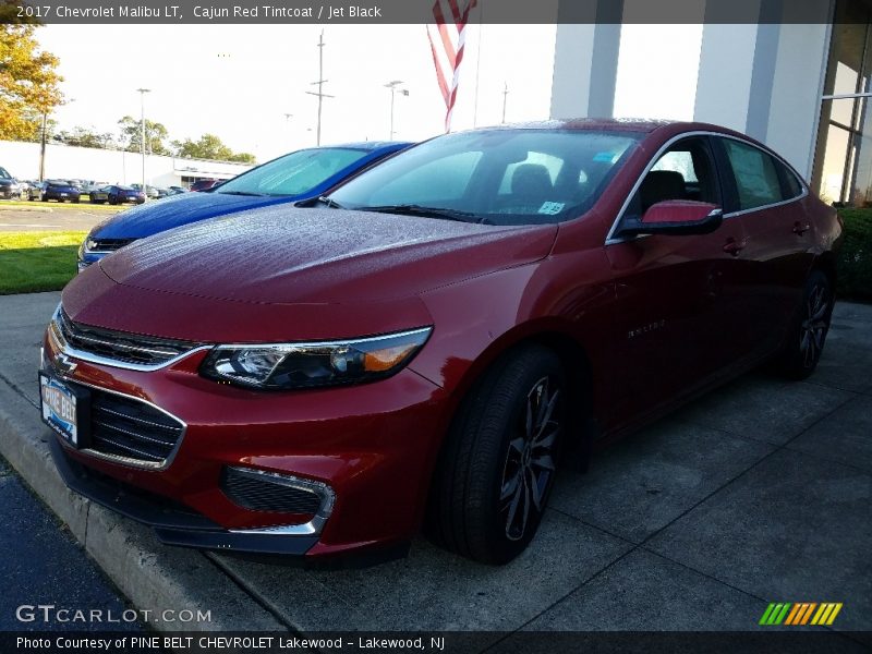 Cajun Red Tintcoat / Jet Black 2017 Chevrolet Malibu LT
