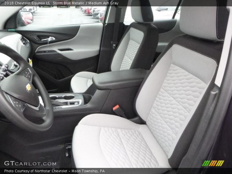 Storm Blue Metallic / Medium Ash Gray 2018 Chevrolet Equinox LS