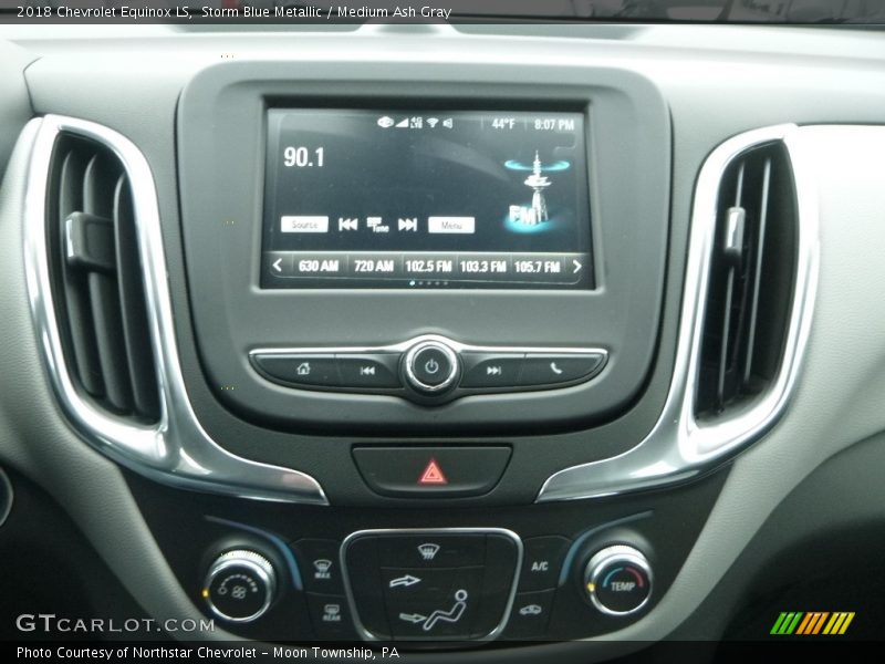 Storm Blue Metallic / Medium Ash Gray 2018 Chevrolet Equinox LS