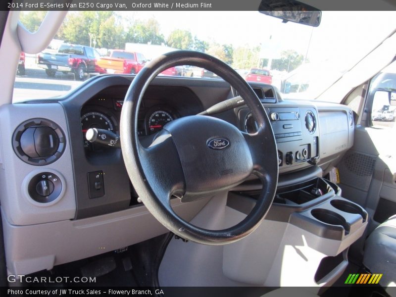 Oxford White / Medium Flint 2014 Ford E-Series Van E250 Cargo Van
