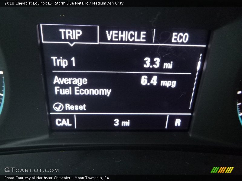 Storm Blue Metallic / Medium Ash Gray 2018 Chevrolet Equinox LS