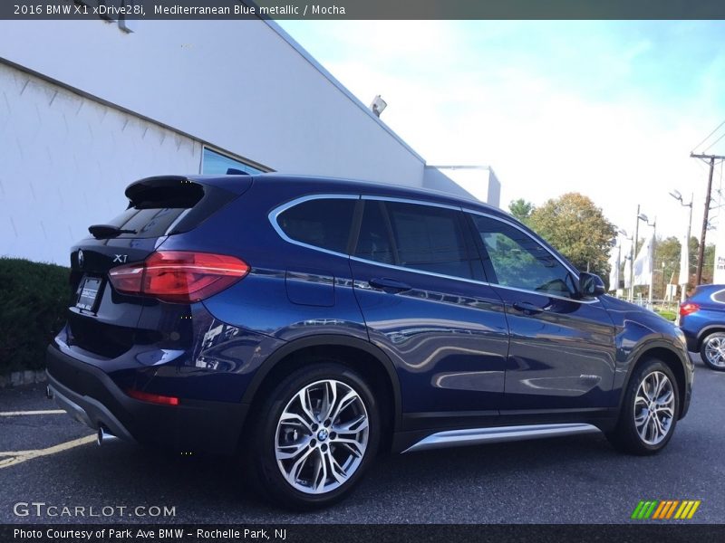 Mediterranean Blue metallic / Mocha 2016 BMW X1 xDrive28i