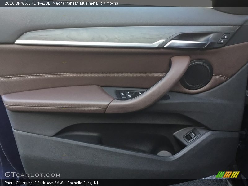 Mediterranean Blue metallic / Mocha 2016 BMW X1 xDrive28i
