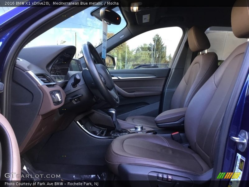 Mediterranean Blue metallic / Mocha 2016 BMW X1 xDrive28i