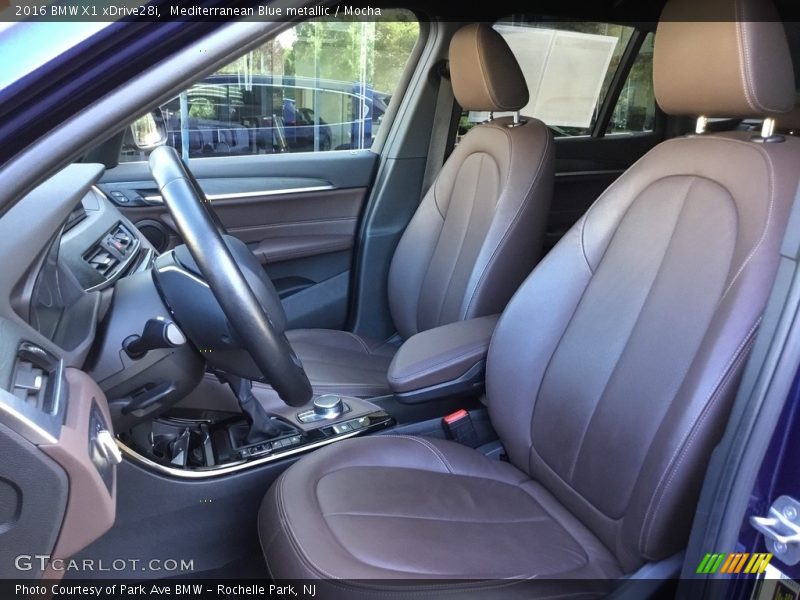 Mediterranean Blue metallic / Mocha 2016 BMW X1 xDrive28i
