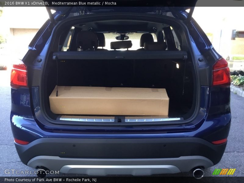 Mediterranean Blue metallic / Mocha 2016 BMW X1 xDrive28i