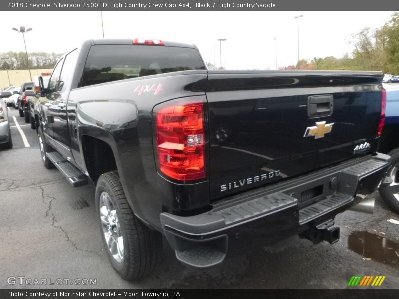 Black / High Country Saddle 2018 Chevrolet Silverado 2500HD High Country Crew Cab 4x4