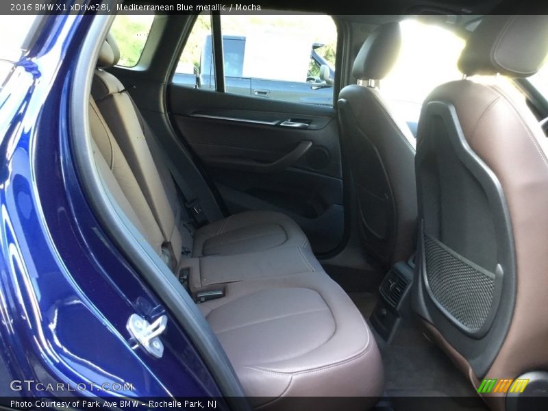 Mediterranean Blue metallic / Mocha 2016 BMW X1 xDrive28i