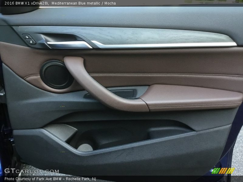 Mediterranean Blue metallic / Mocha 2016 BMW X1 xDrive28i