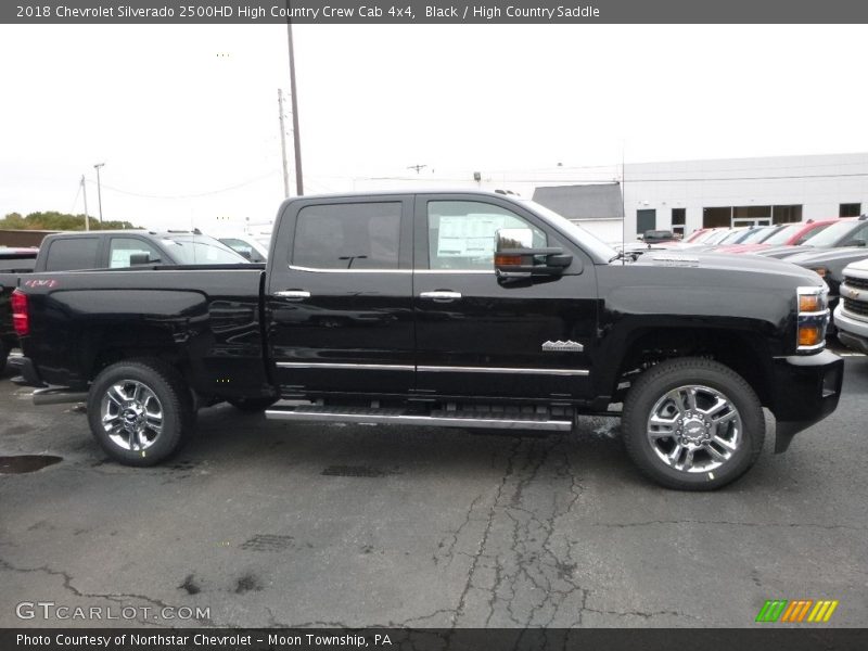 Black / High Country Saddle 2018 Chevrolet Silverado 2500HD High Country Crew Cab 4x4