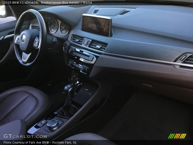 Mediterranean Blue metallic / Mocha 2016 BMW X1 xDrive28i
