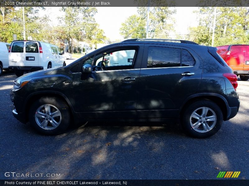 Nightfall Gray Metallic / Jet Black 2018 Chevrolet Trax LT