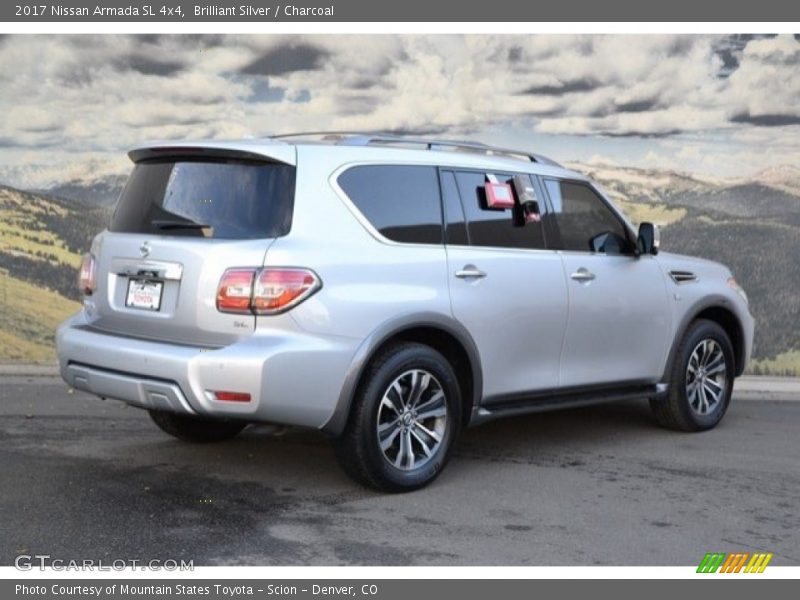 Brilliant Silver / Charcoal 2017 Nissan Armada SL 4x4
