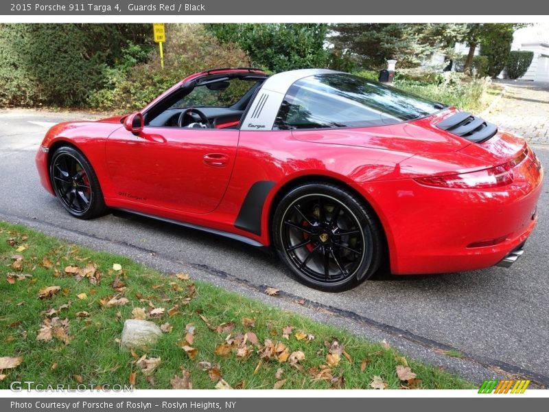 Guards Red / Black 2015 Porsche 911 Targa 4