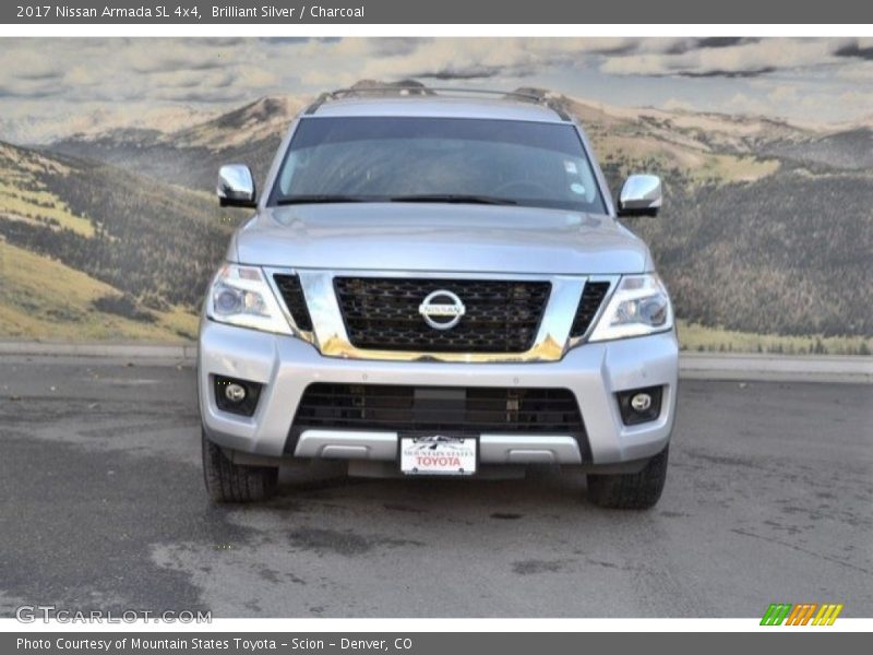 Brilliant Silver / Charcoal 2017 Nissan Armada SL 4x4