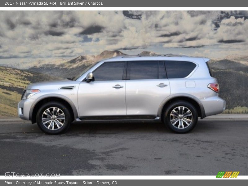 Brilliant Silver / Charcoal 2017 Nissan Armada SL 4x4