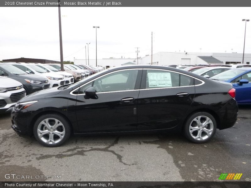 Mosaic Black Metallic / Jet Black 2018 Chevrolet Cruze Premier