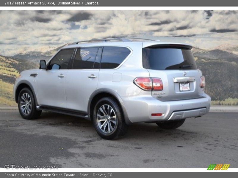 Brilliant Silver / Charcoal 2017 Nissan Armada SL 4x4