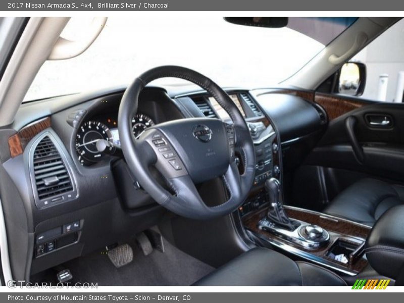  2017 Armada SL 4x4 Charcoal Interior