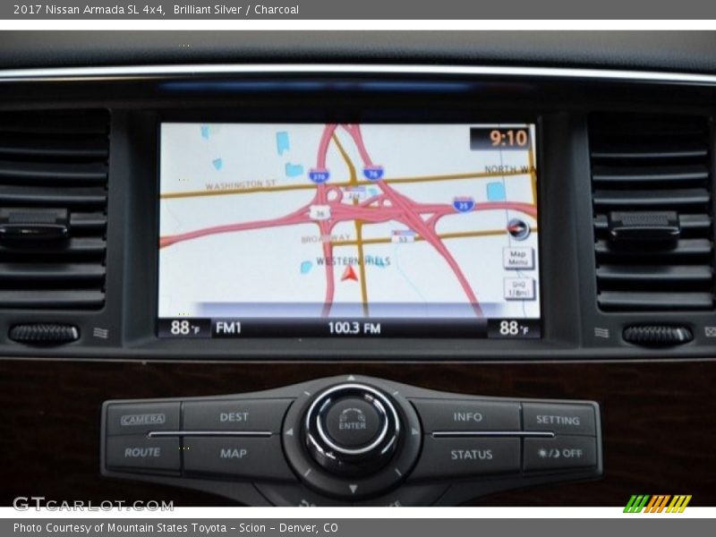 Brilliant Silver / Charcoal 2017 Nissan Armada SL 4x4