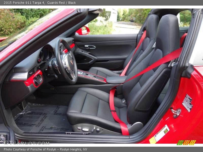 Front Seat of 2015 911 Targa 4