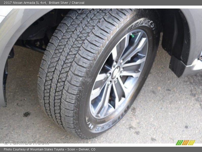 Brilliant Silver / Charcoal 2017 Nissan Armada SL 4x4