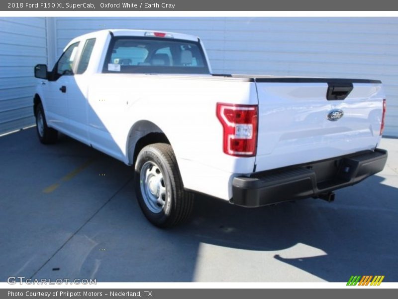 Oxford White / Earth Gray 2018 Ford F150 XL SuperCab