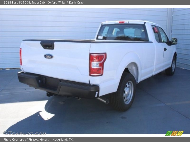 Oxford White / Earth Gray 2018 Ford F150 XL SuperCab