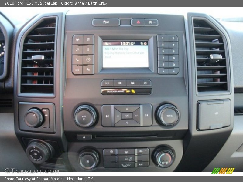 Controls of 2018 F150 XL SuperCab