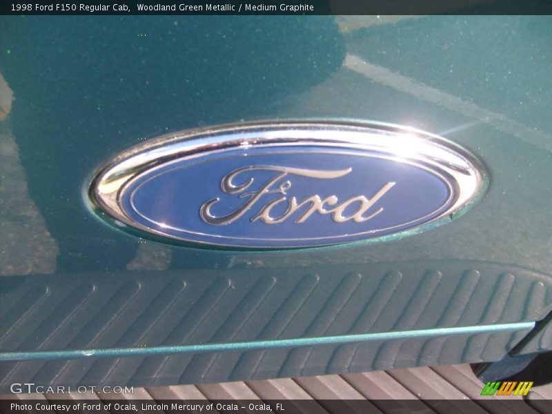 Woodland Green Metallic / Medium Graphite 1998 Ford F150 Regular Cab