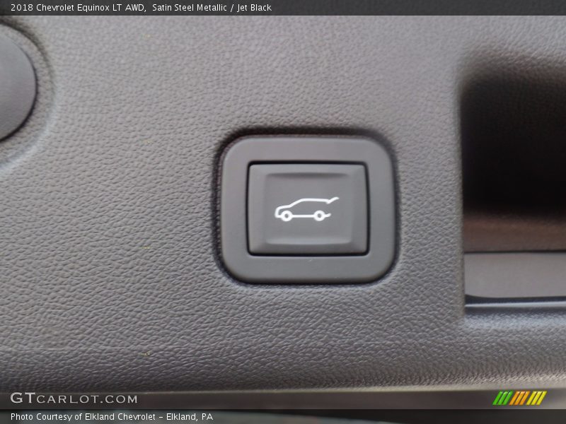 Satin Steel Metallic / Jet Black 2018 Chevrolet Equinox LT AWD
