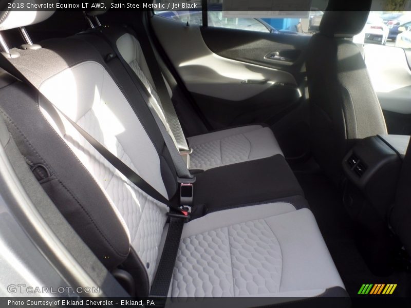 Satin Steel Metallic / Jet Black 2018 Chevrolet Equinox LT AWD