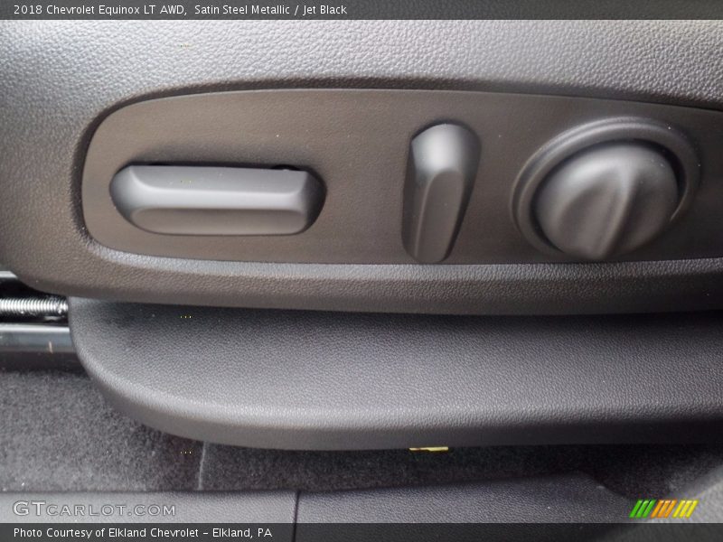 Satin Steel Metallic / Jet Black 2018 Chevrolet Equinox LT AWD