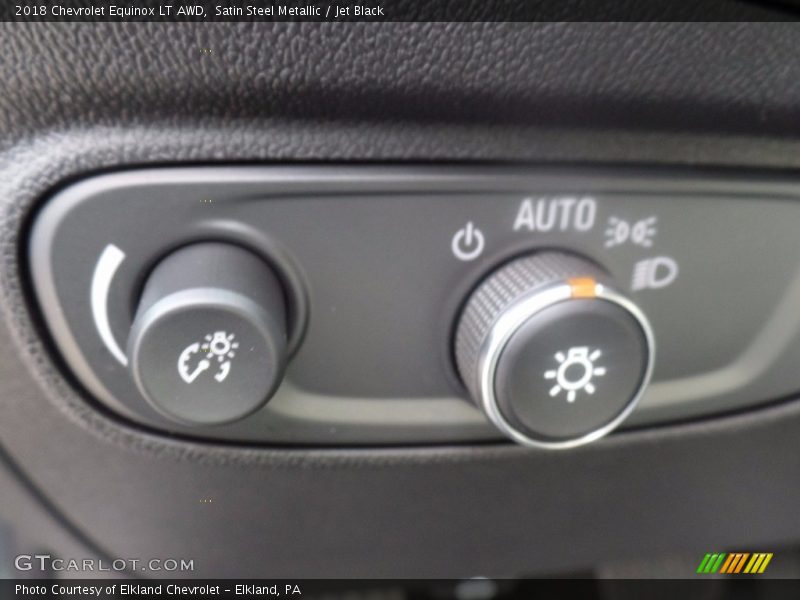 Satin Steel Metallic / Jet Black 2018 Chevrolet Equinox LT AWD