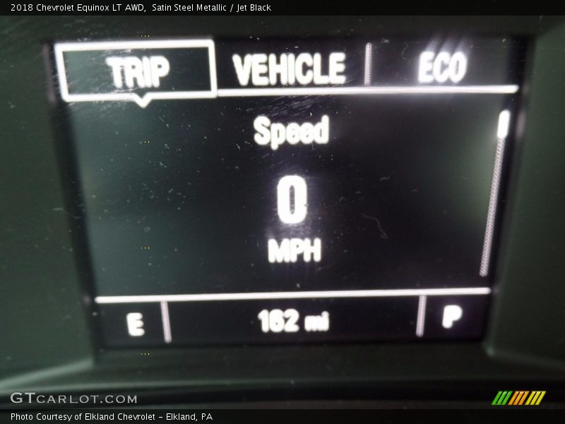Satin Steel Metallic / Jet Black 2018 Chevrolet Equinox LT AWD