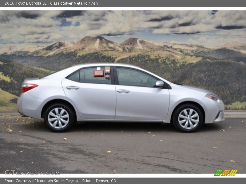 Classic Silver Metallic / Ash 2016 Toyota Corolla LE