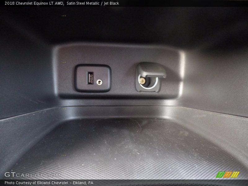 Satin Steel Metallic / Jet Black 2018 Chevrolet Equinox LT AWD