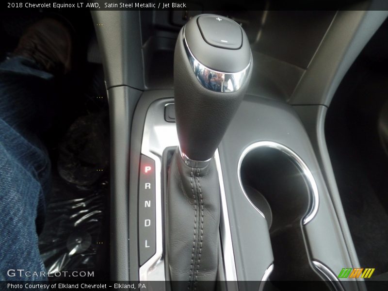Satin Steel Metallic / Jet Black 2018 Chevrolet Equinox LT AWD