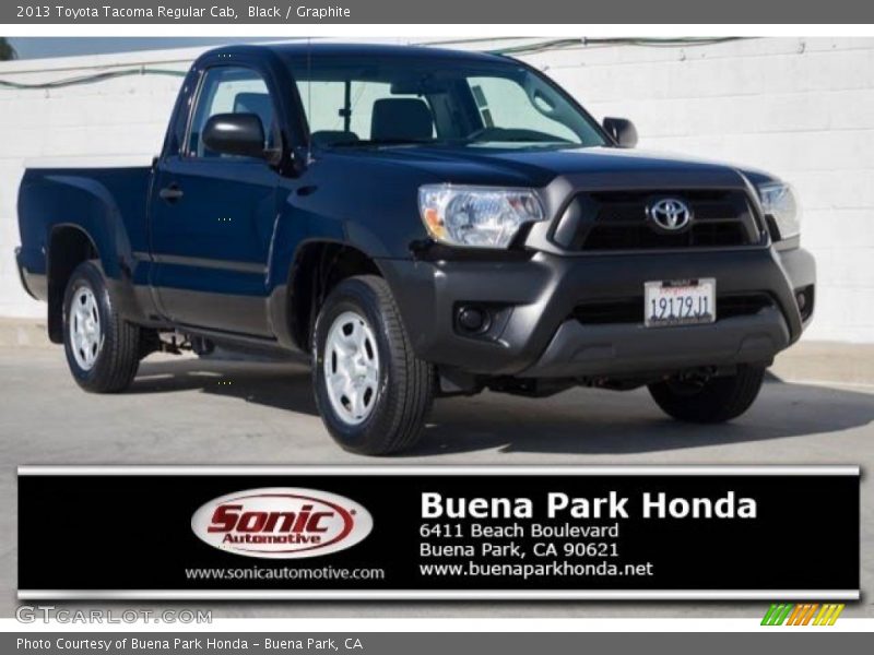 Black / Graphite 2013 Toyota Tacoma Regular Cab