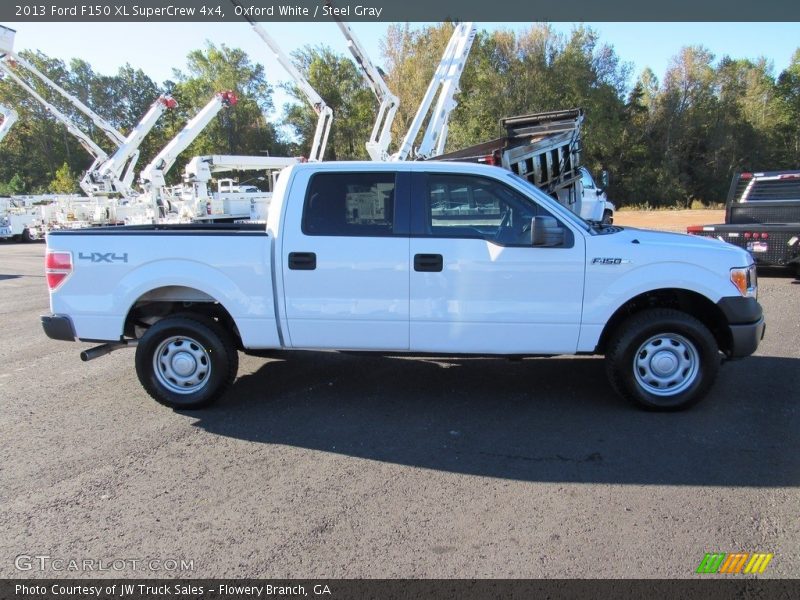 Oxford White / Steel Gray 2013 Ford F150 XL SuperCrew 4x4