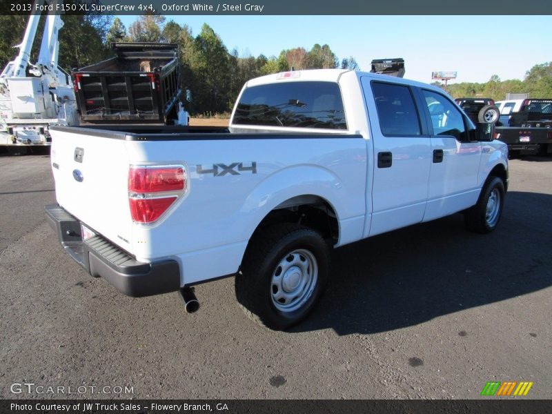 Oxford White / Steel Gray 2013 Ford F150 XL SuperCrew 4x4