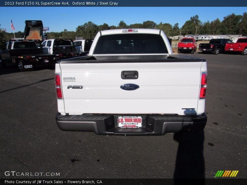 Oxford White / Steel Gray 2013 Ford F150 XL SuperCrew 4x4