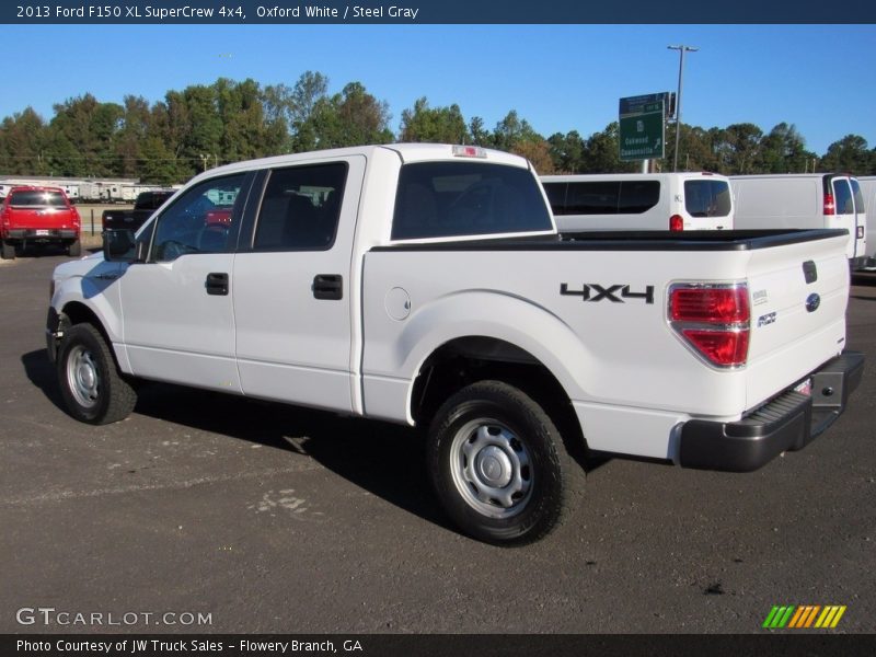 Oxford White / Steel Gray 2013 Ford F150 XL SuperCrew 4x4