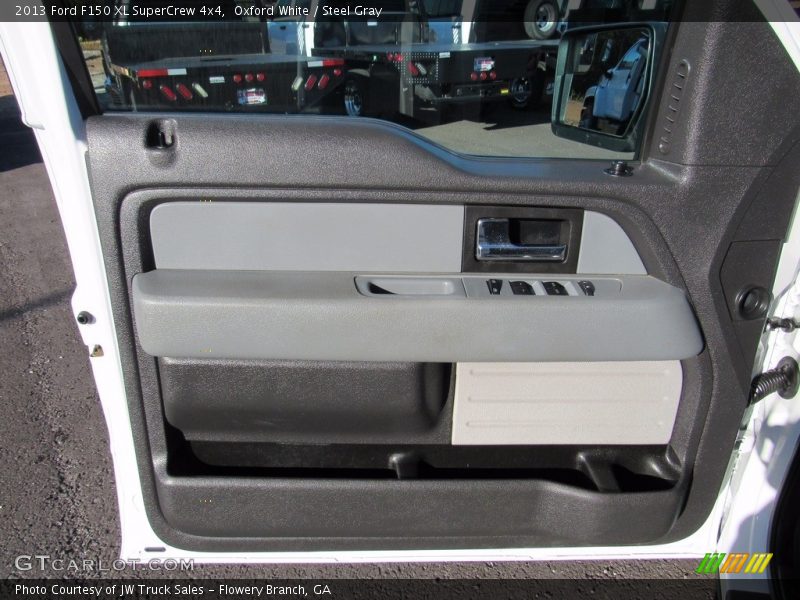 Oxford White / Steel Gray 2013 Ford F150 XL SuperCrew 4x4