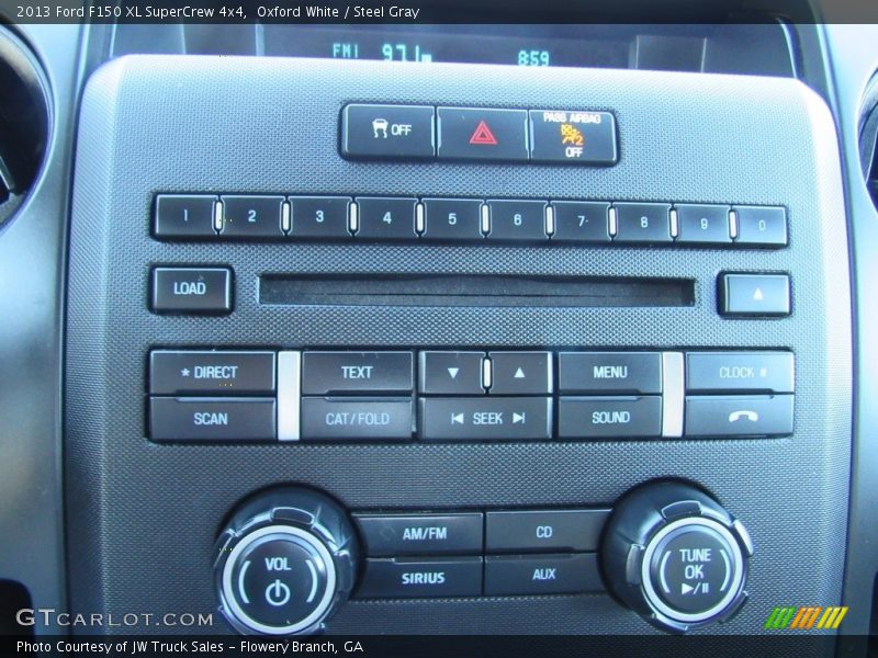 Oxford White / Steel Gray 2013 Ford F150 XL SuperCrew 4x4