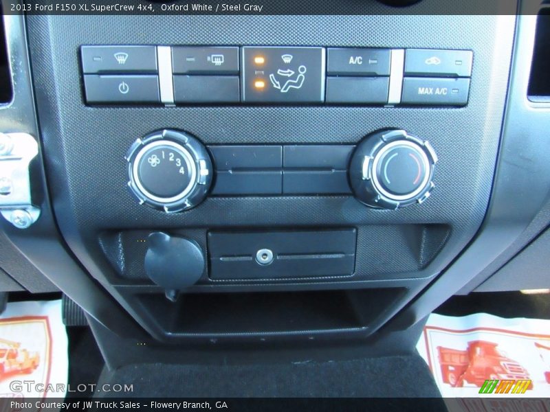 Oxford White / Steel Gray 2013 Ford F150 XL SuperCrew 4x4